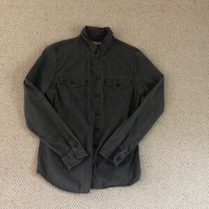 Banana Republic Charcoal Button-Up Shirt